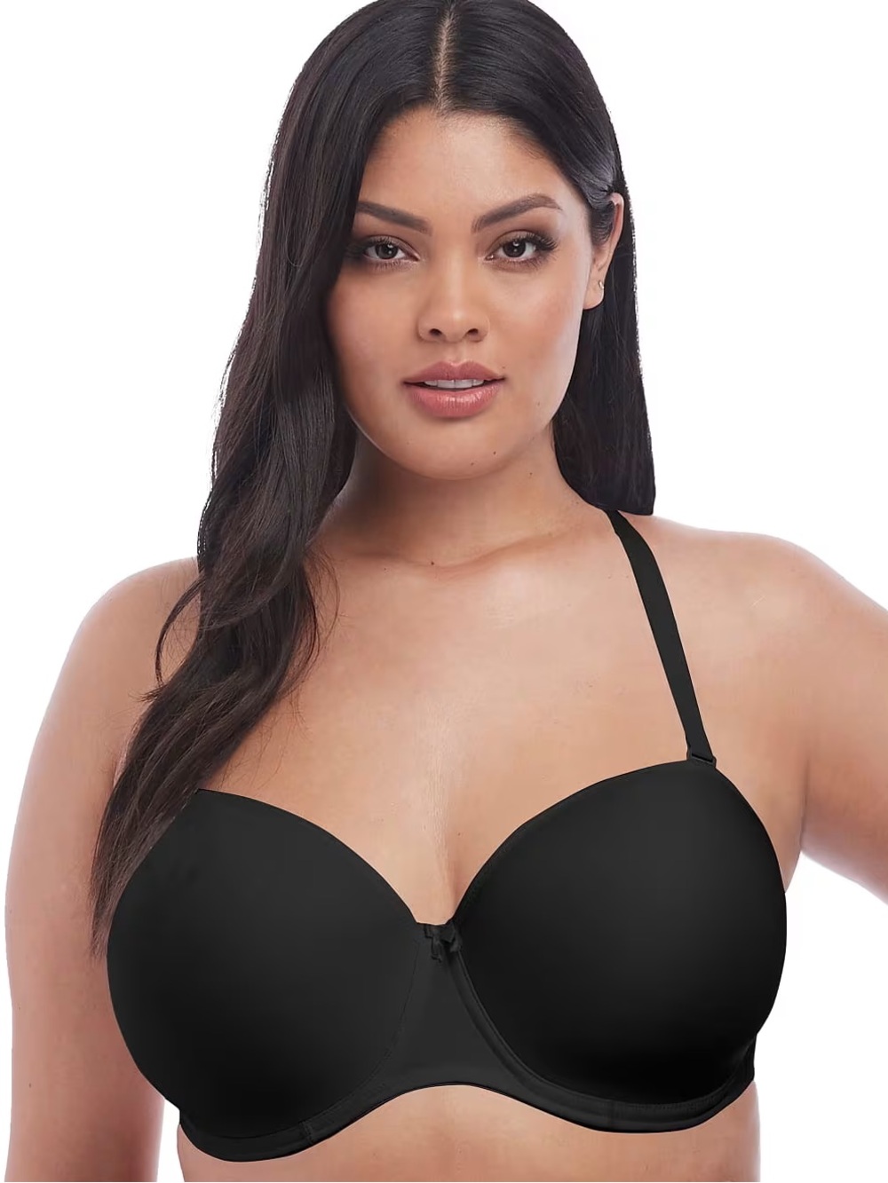Elomi Black Smooth T-Shirt Bra - Seamless Underwire Support 40I (not H)
